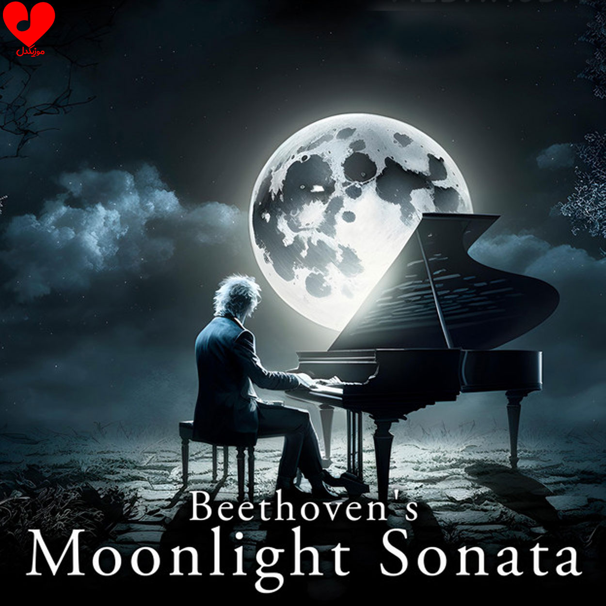 دانلود آهنگ سونات مهتاب (مون لایت Moonlight Sonata) از بتهوون Beethoven