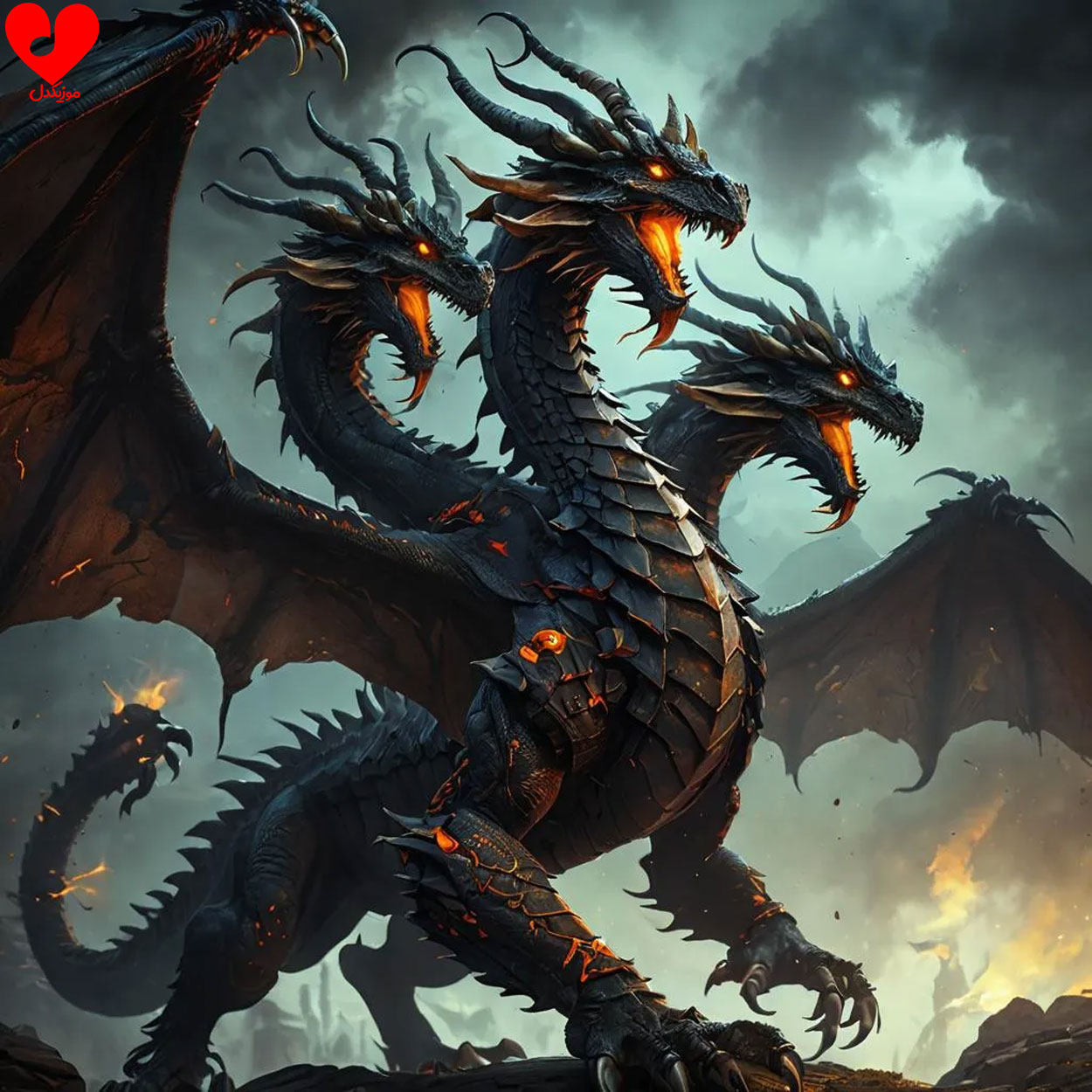 دانلود اهنگ the dragon has three heads one to be murdered